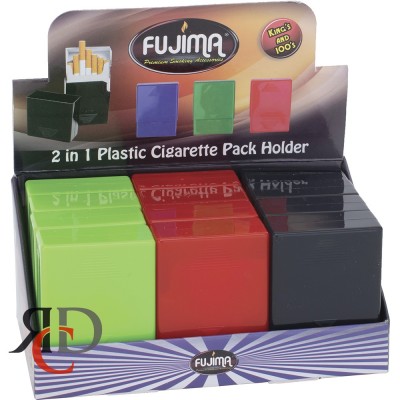 CIGRATTE CASE 2-IN-1 PACK HOLDER FOR KINGS & 100'S - PCB92 12CT/ DISPLAY